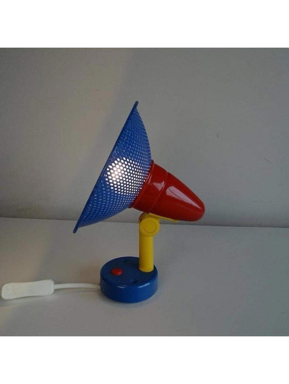Vintage wall lamp in multi color, Memphis style, Milano Dopamine Mid Century